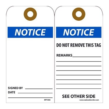Nmc Notice Signed By_ Date_ Tag, Pk25 RPT38AG